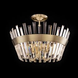 Citilux Вестерос CL307163 Люстра хрустальная потолочная Бронза