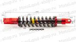 Амортизатор L=440 центральный красный Мотоцикл  CRF 250/300