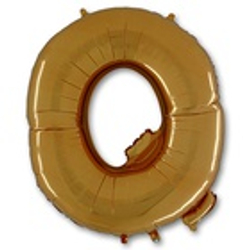 Буквы золотые русские/английские 40"-102 см