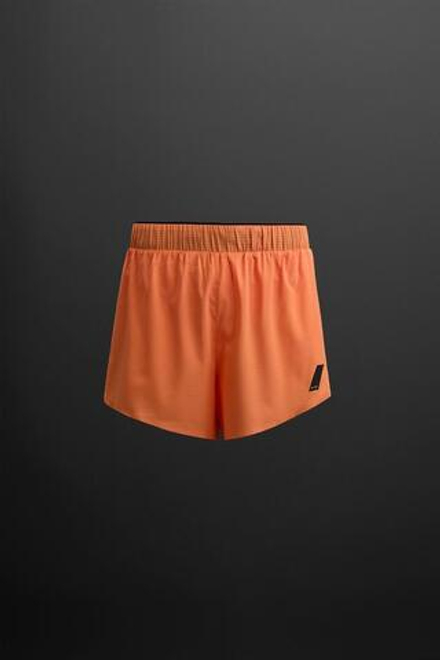 ZARA КОРОТКИЕ ШОРТЫ ДЛЯ БЕГА, ОРАНЖЕВЫЙ
