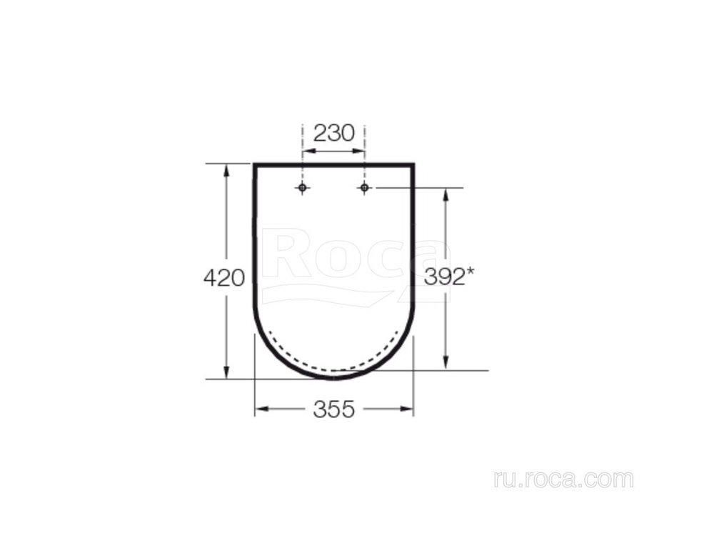 Крышка для чаши Roca Dama-N 801780004