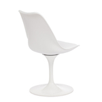 Стул TULIP FASHION CHAIR (mod.109) металл/пластик/PU, 48 x 55 x 81см, белый / белый