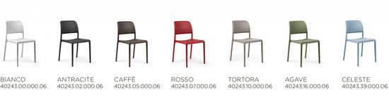 Стул Bora Bistrot пластиковый бежевый Nardi Италия