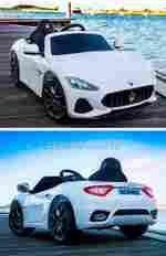 Детский электромобиль "Maserati GC-SPORT", S302 белый