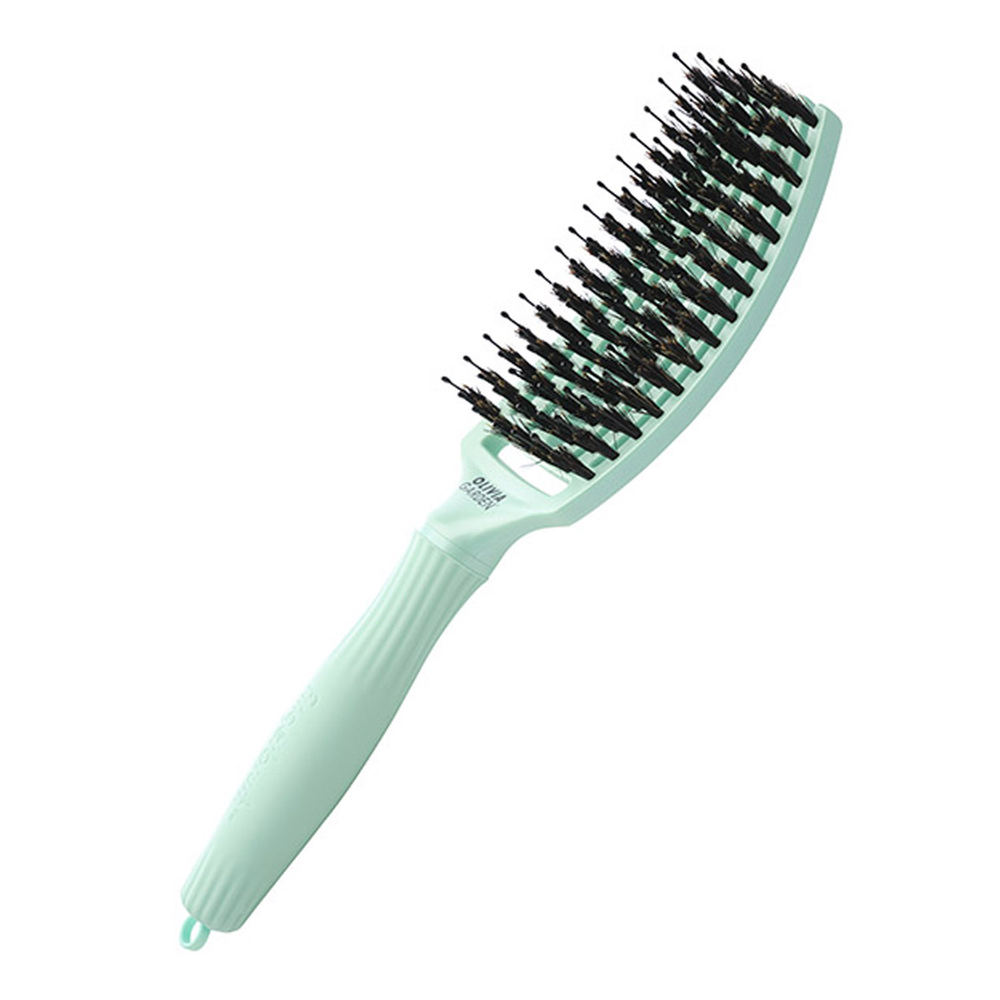 Olivia Garden Щетка Fingerbrush Boar&Nylon Arctic Teal ID1862