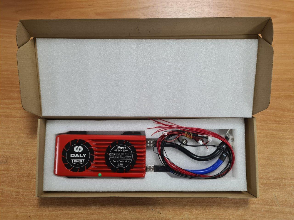 Плата контроля BMS LiFePO4 8S 24V 200A Car starting