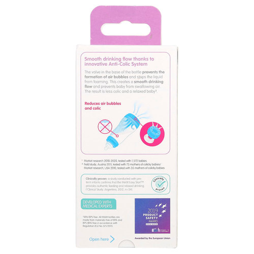 MAM, Easy Star, бутылочка с коликами, для детей от 0 месяцев, 1 шт.