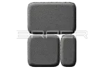 Тротуарная плитка Braer Классико, Серый, 60 мм