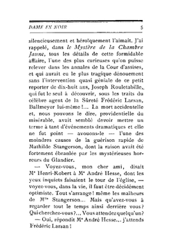 Le parfume de la dame en noir | Gaston Leroux