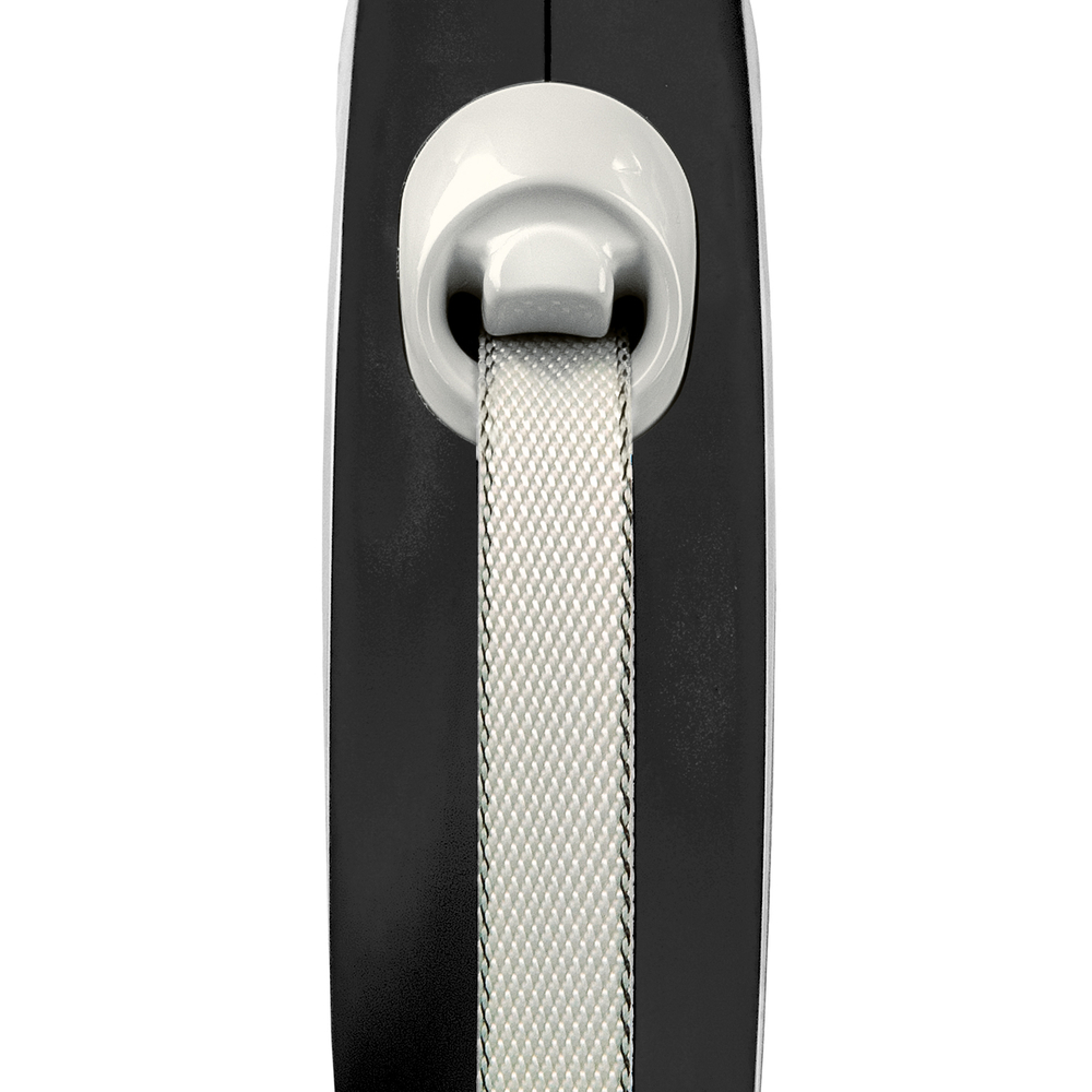 flexi рулетка NEW LINE Comfort XS (до 12 кг) лента 3 м серый/черный