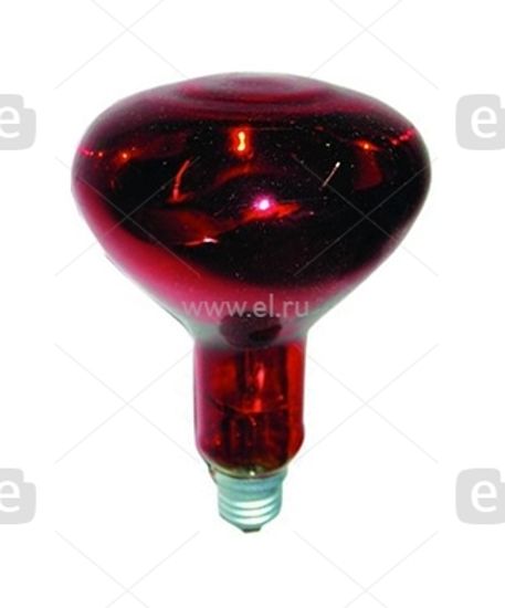 Электролампа тепловая ИКЗК 250Вт. красная