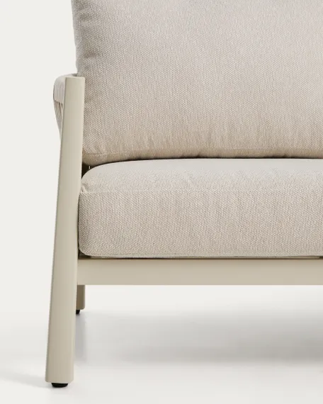 Комплект садовой мебели Aleria из бежевого алюминия и веревки