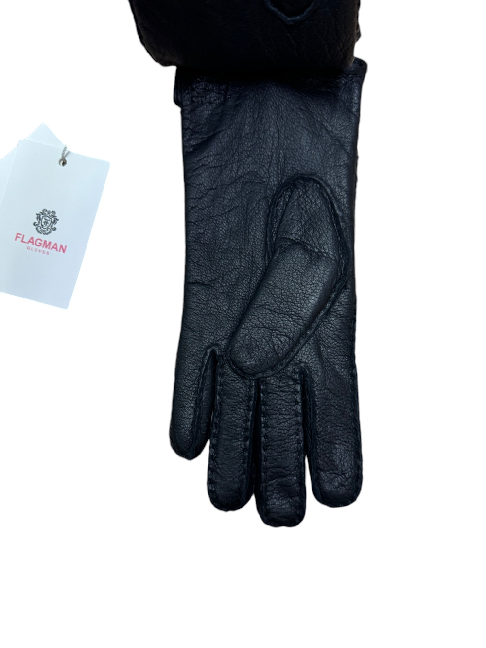 Перчатки.Женские.Кожаные.Кожа оленя. Подклад: трикотаж-шерсть. 5 шт в упаковке.