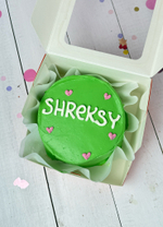 Бенто торт парню, девушке зеленый Shreksy по мотивам Шрека