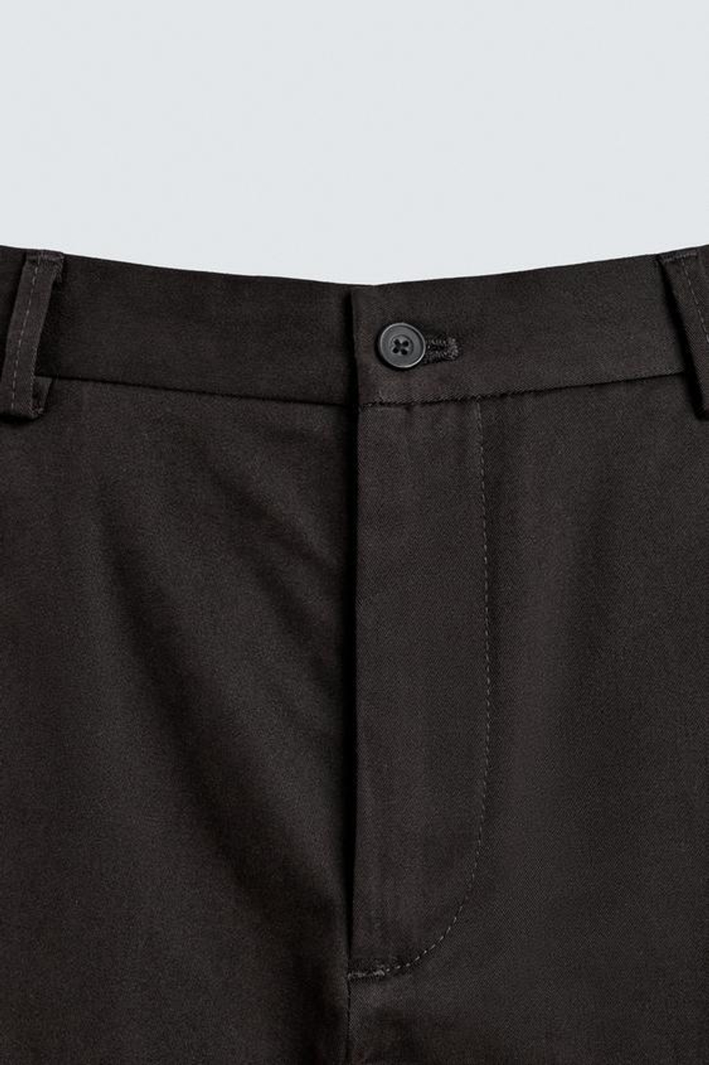 ZARA БРЮКИ ЧИНОС SLIM FIT, ТЕМНО-КОРИЧНЕВЫЙ