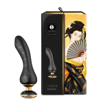 Черный вибростимулятор 18,5см Shunga SANYA SH-SANYA-304