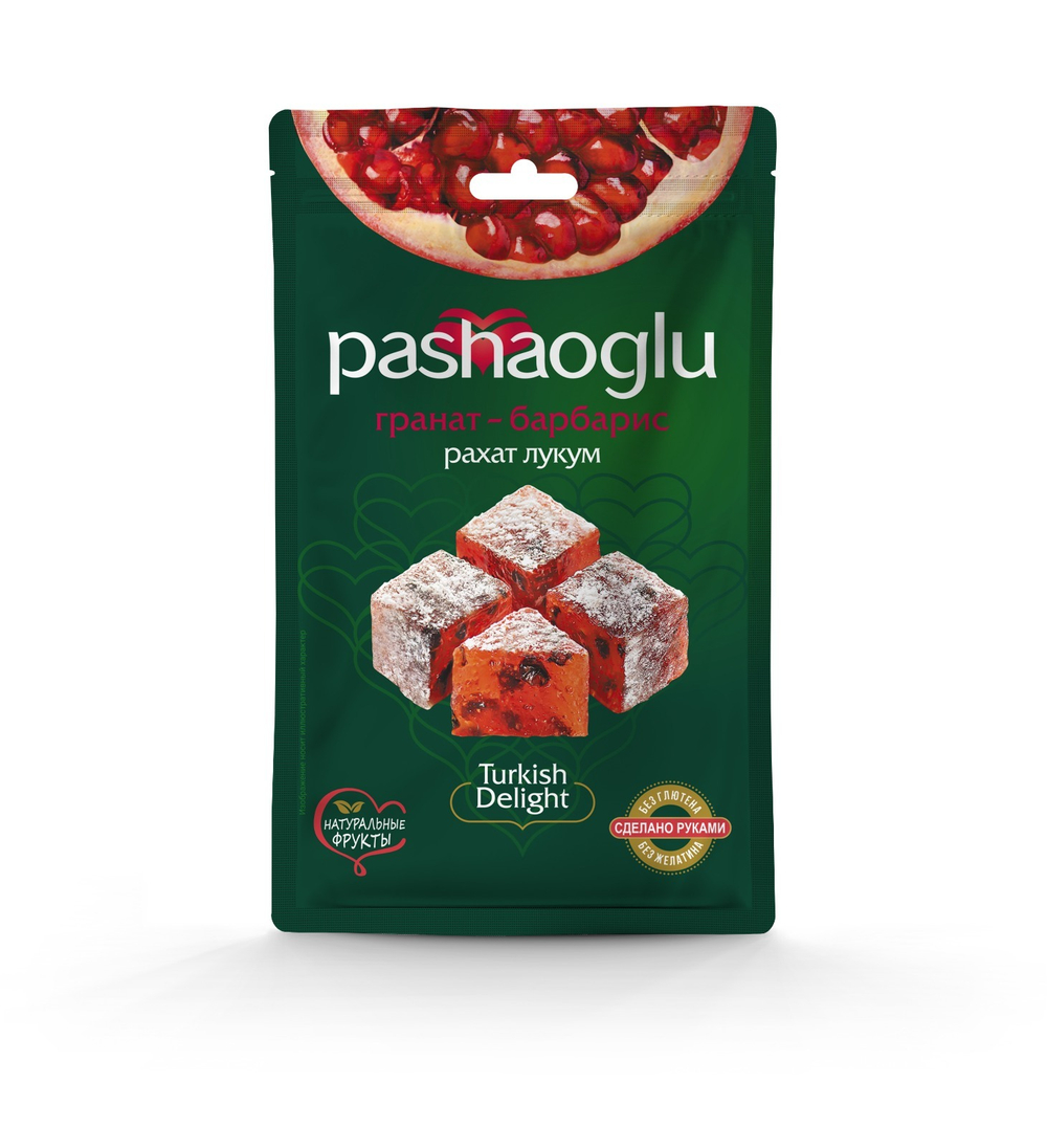 Рахат-Лукум "Pashaoglu" 150 гр гранат-барбарис
