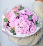 Хризантема с эвкалиптом "M"