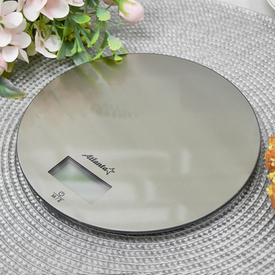 Весы кухонные электронные до 5кг, LED-дисплей, ATH-6192 (silver)