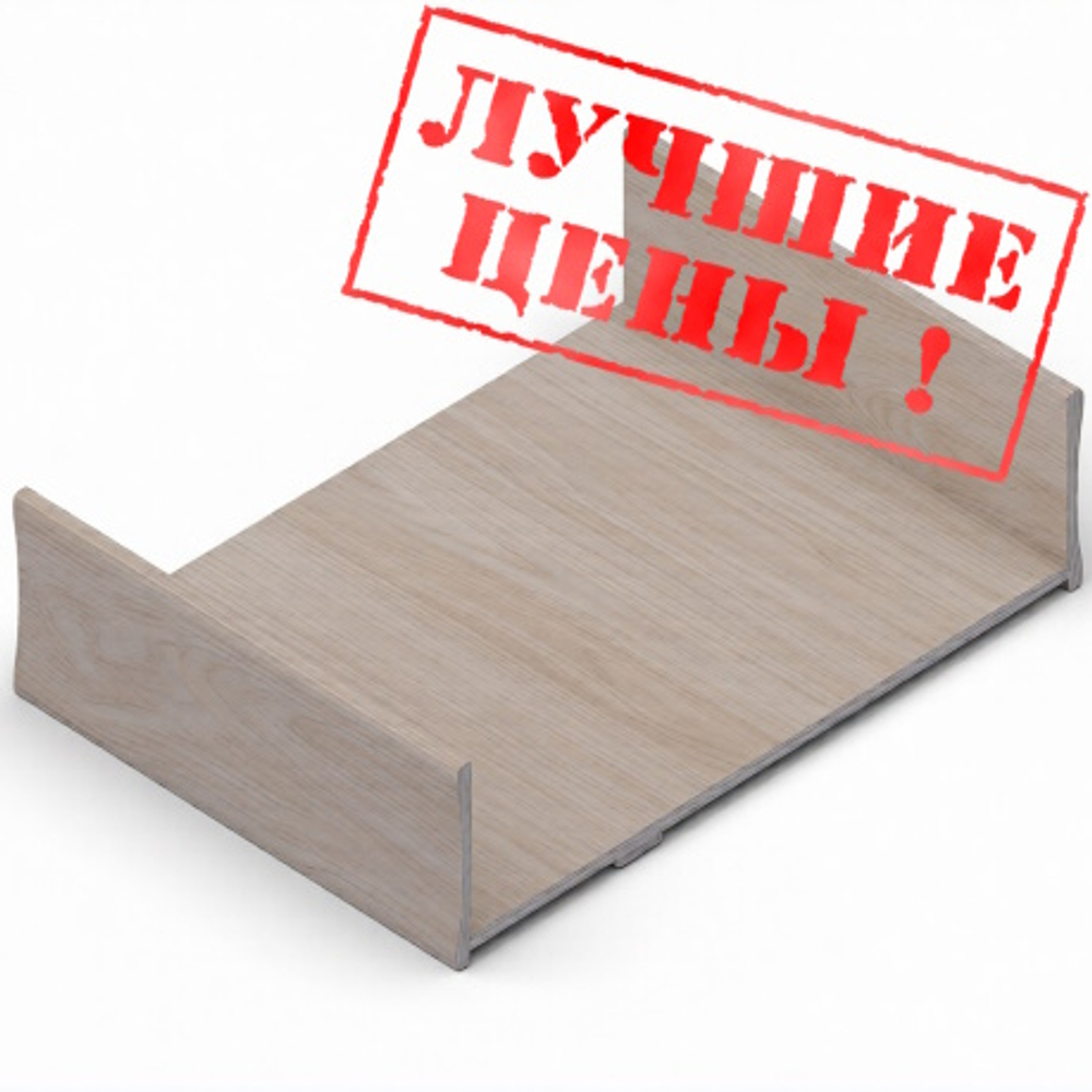 Упор прямой (5,40 м) Береза Нордик ПВХ