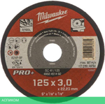 Диск отрезной Milwaukee PRO+ SC41 125x3 (4932451492)