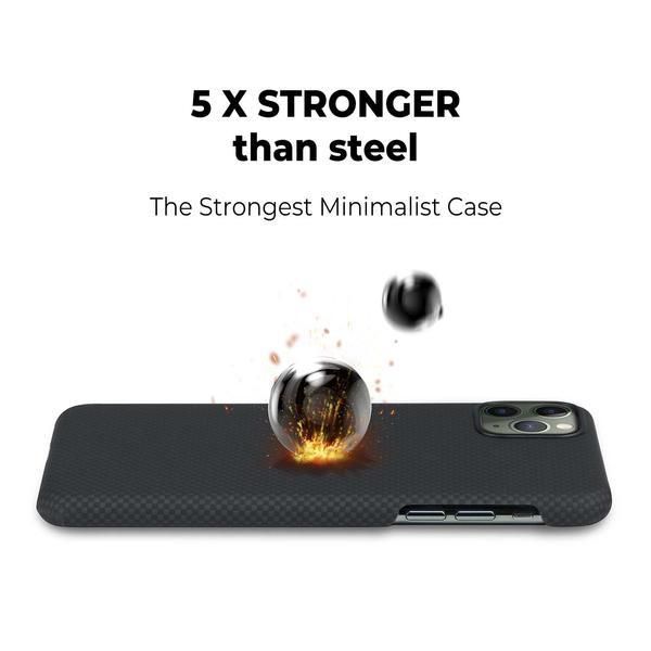 Чехол Pitaka MagEZ Case для Apple iPhone 11 Pro Max (Black/Gray Plain)