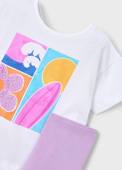 футболка с леггинсами