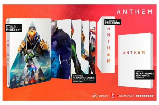 PS4 Anthem Premium Steelbook Edition (Требуется подписка PS+) (Новый, Русские субтитры, CUSA-05359)