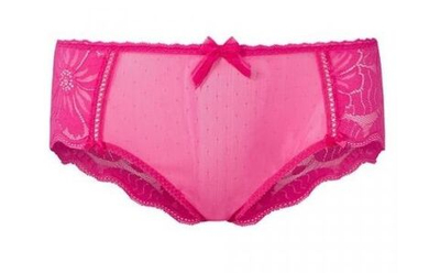 Трусы-шорты Grace с кружевом (Размер: 42) (Цвет: ярко-розовый)