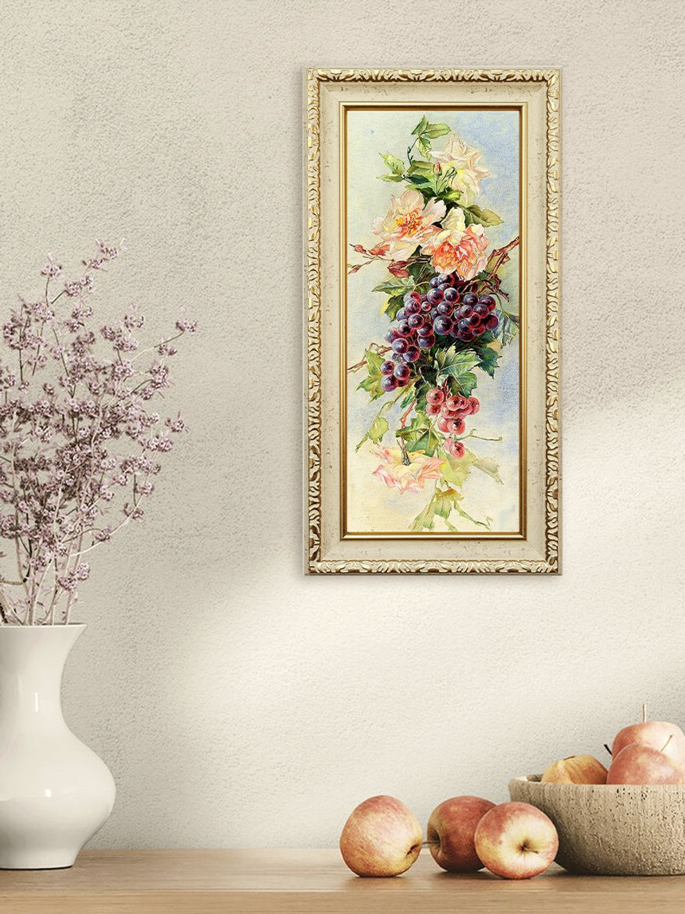 Картина на стену для интерьера на холсте в раме 22*41 см