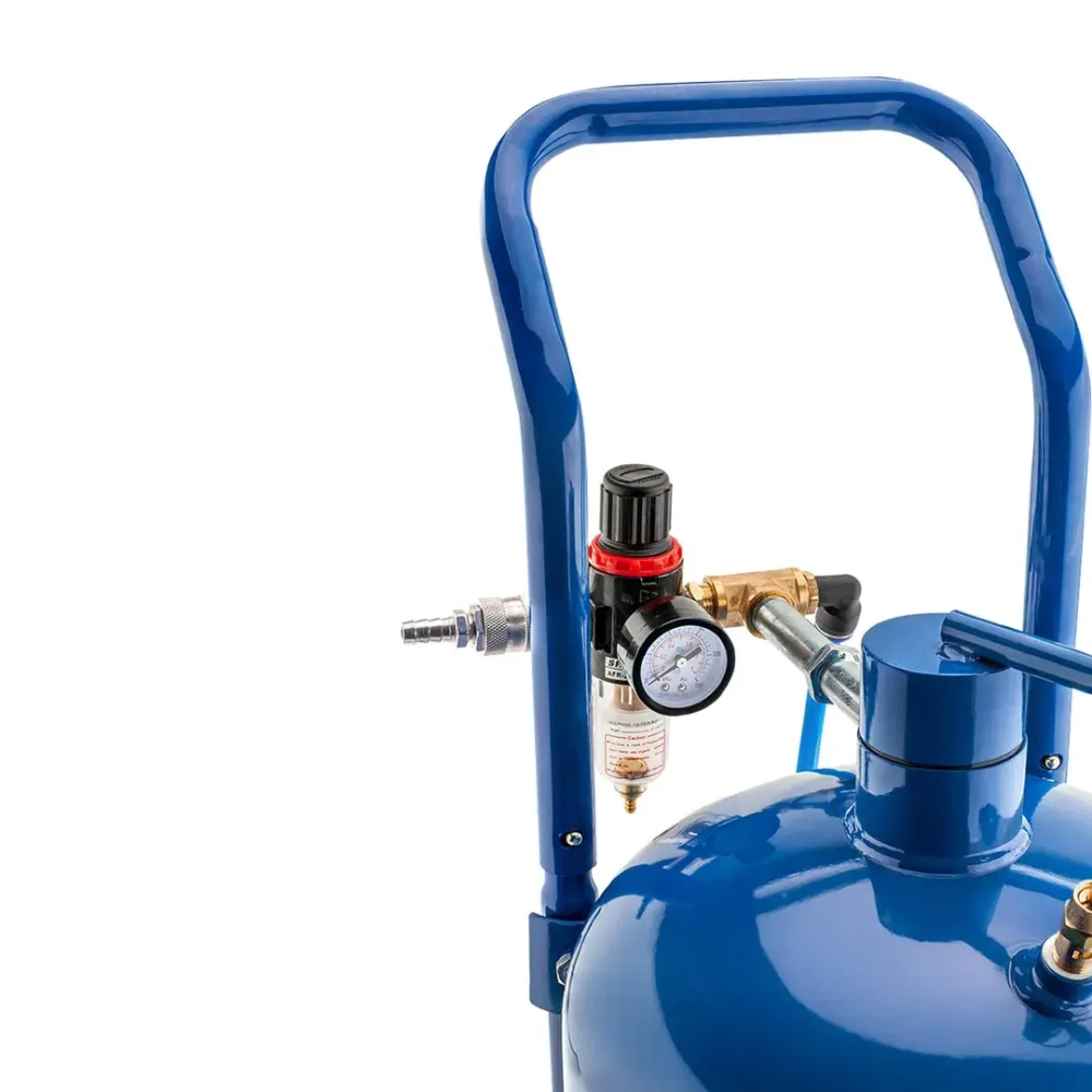 Пескоструйный аппарат передвижной пневматический напорного типа (бак 19л, 170-566л/мин, 4-8,5атм) Forsage F-SB5