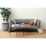 Столик alfie, 57х58х47 см, орех