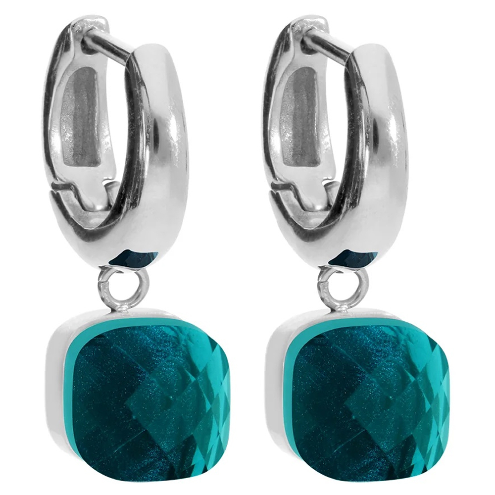 Серьги Qudo FIRENZE (S) Blue Zircon 107000/20-4601