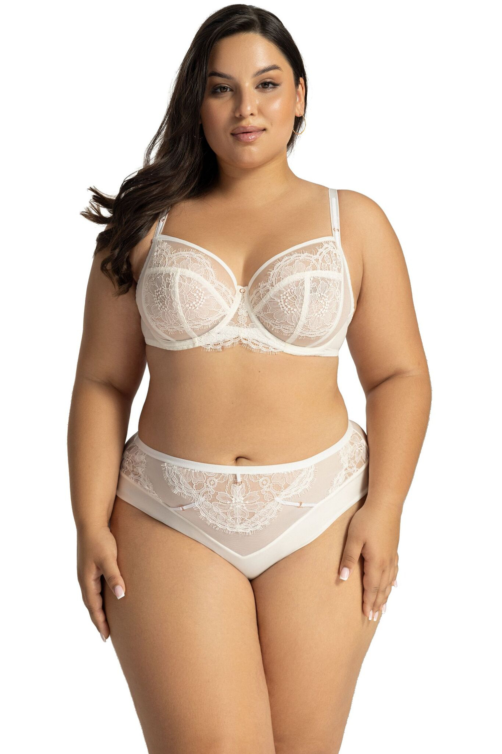 Трусики-слипы со средней линией талии Blossom (Размер: XXL) (Цвет: кремовый)