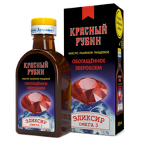 Масло льняное Красный рубин 200 мл (Компас здоровья)