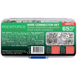 Клеммы контактные автомобильные, набор 65пр. RockFORCE RF-068915