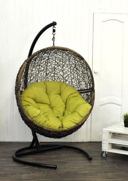 Подвесное кресло LUNAR коричневое