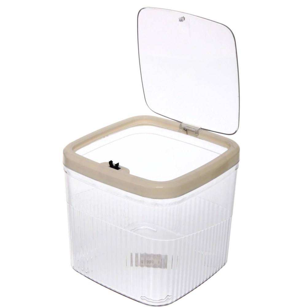 Контейнер для мусора»Стайл»3л прозрачный 162