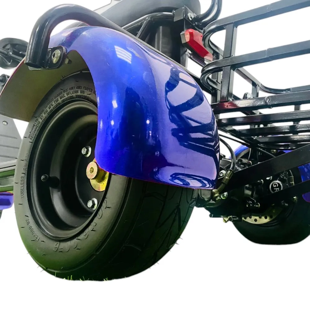 Электроскутер Citycoco GT X3 Pro Trike Mini Синий