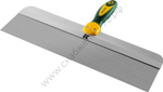 KRAFTOOL 450 мм, широкое полотно алюминиевая направляющая двухкомпонентная ручка, нержавеющий, Фасадный шпатель (10036-450)