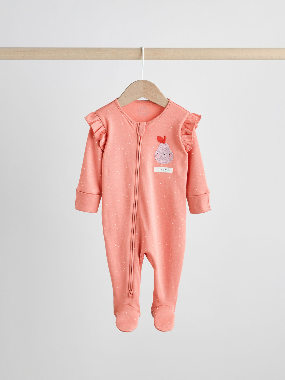 Комбинезон / Cлип для малышей Next F35-967, 3 шт., Персиковый, Розовый