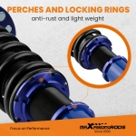 Height Adjustable CoiloversCompatible подходит для автомобиля HONDA PRELUDE BB1-BB9 1992-2001 Lowering Shocks Struts