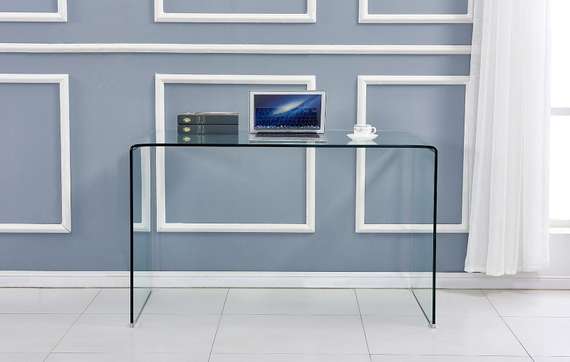 Стеклянный письменный стол Glass 125х70 см