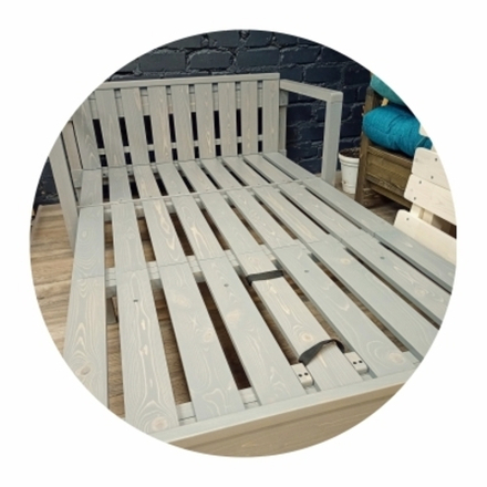 Двухместный раскладной диван Лаунж