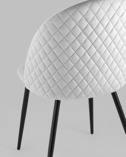 Стул Lilly велюр серебристый 4 шт.