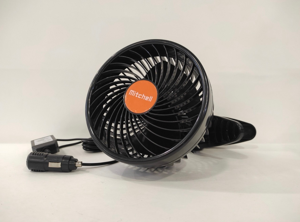 HX-T604 (24 вольт) / Вентилятор салонный на прищепке, 15 см, 24V (1 шт.)
