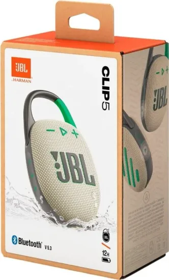 Портативная колонка JBL Clip 5 Sand