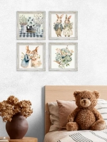 Картины на стену интерьерные на холсте 4 шт