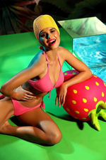 Розовый купальник из 2 предметов (Размер: 80C/40) (Цвет: розовый)