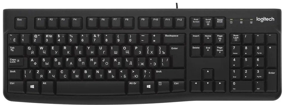 Клавиатура Logitech K120 черный